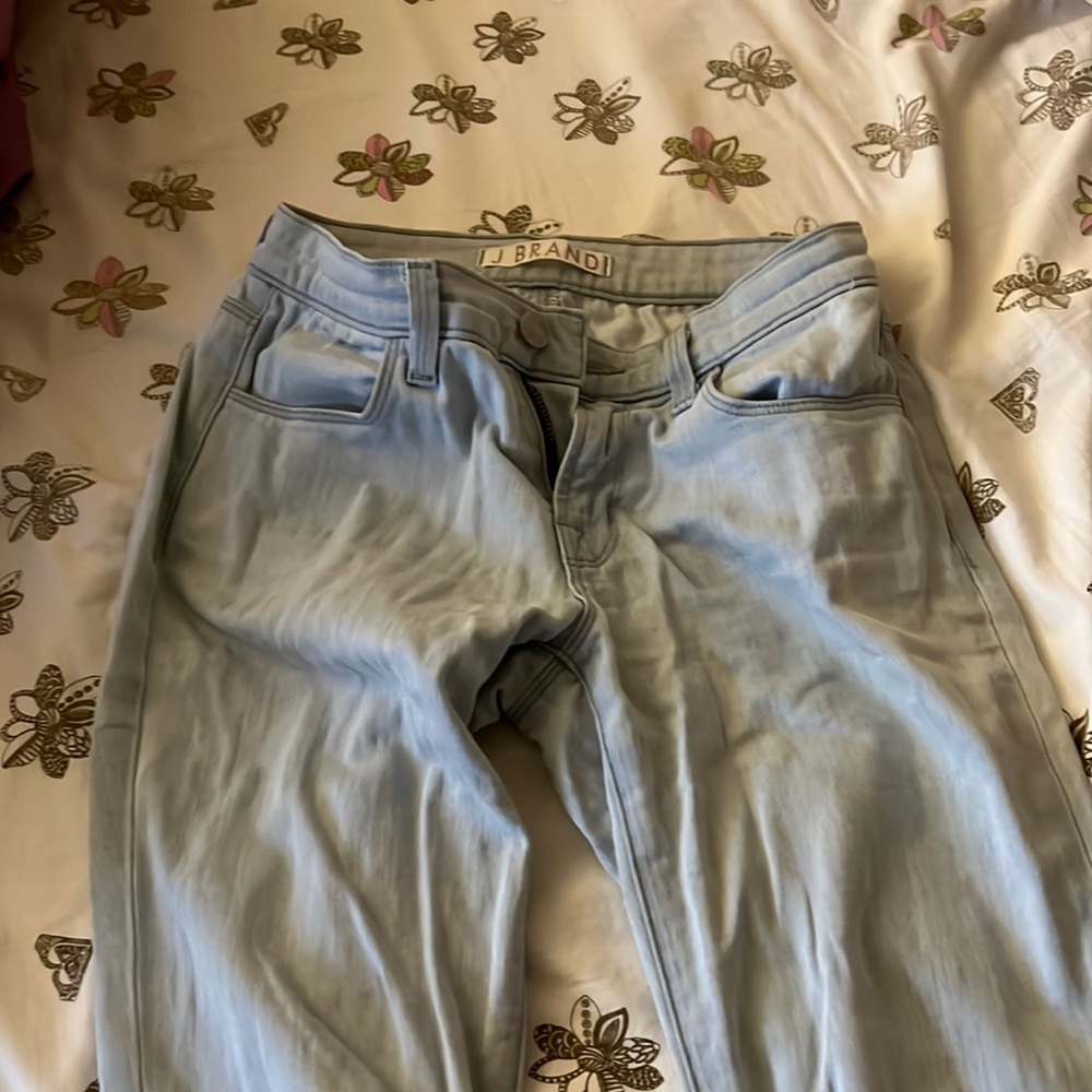 J Brand light blue jeans